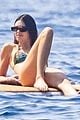 kendall jenner lounges on float in the water 01