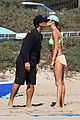 alessandra ambrosio richard lee share a kiss during beach volleyball game 03