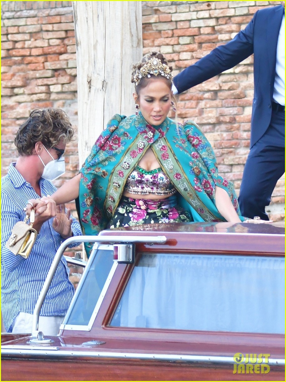 Jennifer Lopez Stuns In Gorgeous Floral Look On Her Way To Dolce