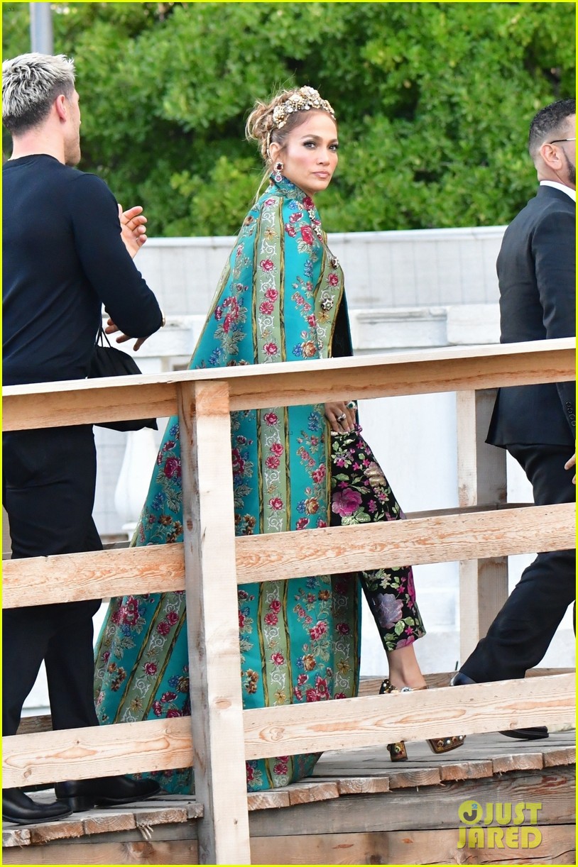 Jennifer Lopez Stuns In Gorgeous Floral Look On Her Way To Dolce