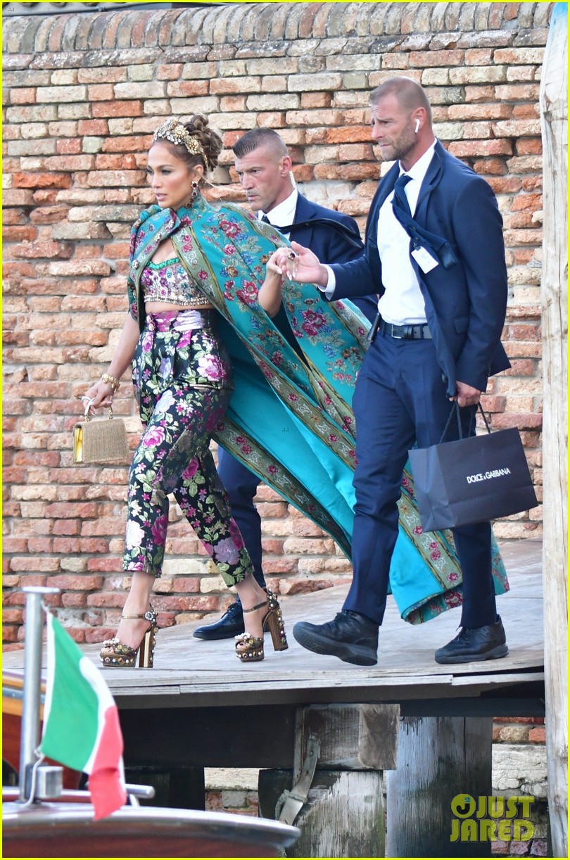 Jennifer Lopez Stuns In Gorgeous Floral Look On Her Way To Dolce