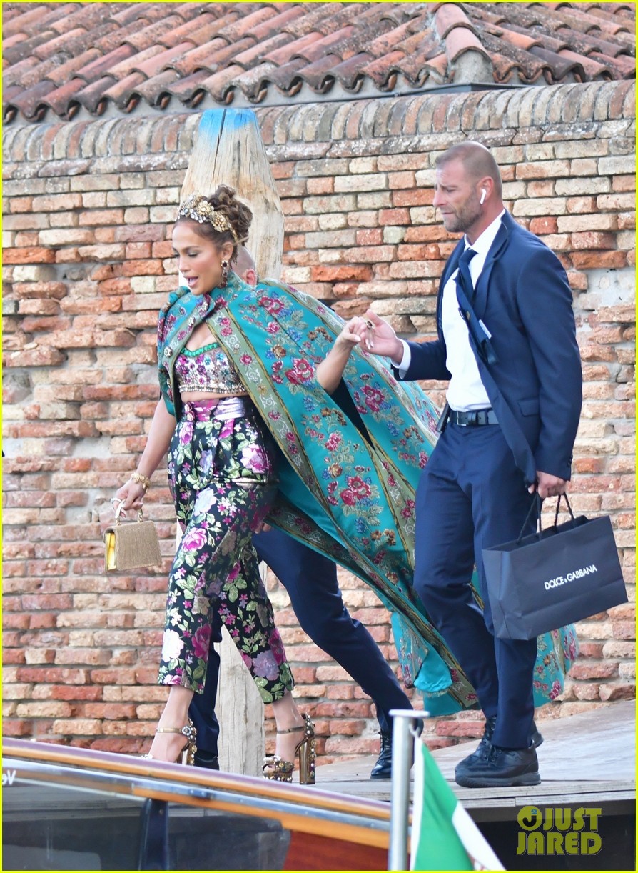 Jennifer Lopez Stuns In Gorgeous Floral Look On Her Way To Dolce