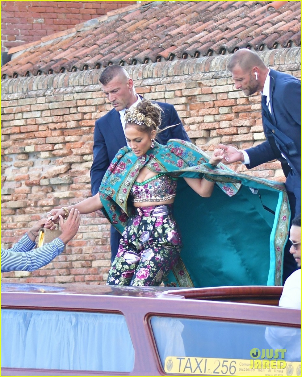 Jennifer Lopez Stuns In Gorgeous Floral Look On Her Way To Dolce