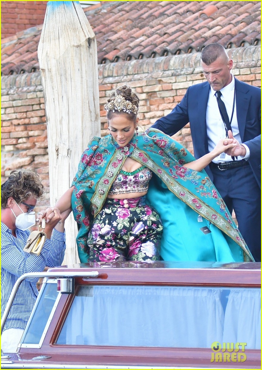 Jennifer Lopez Stuns In Gorgeous Floral Look On Her Way To Dolce