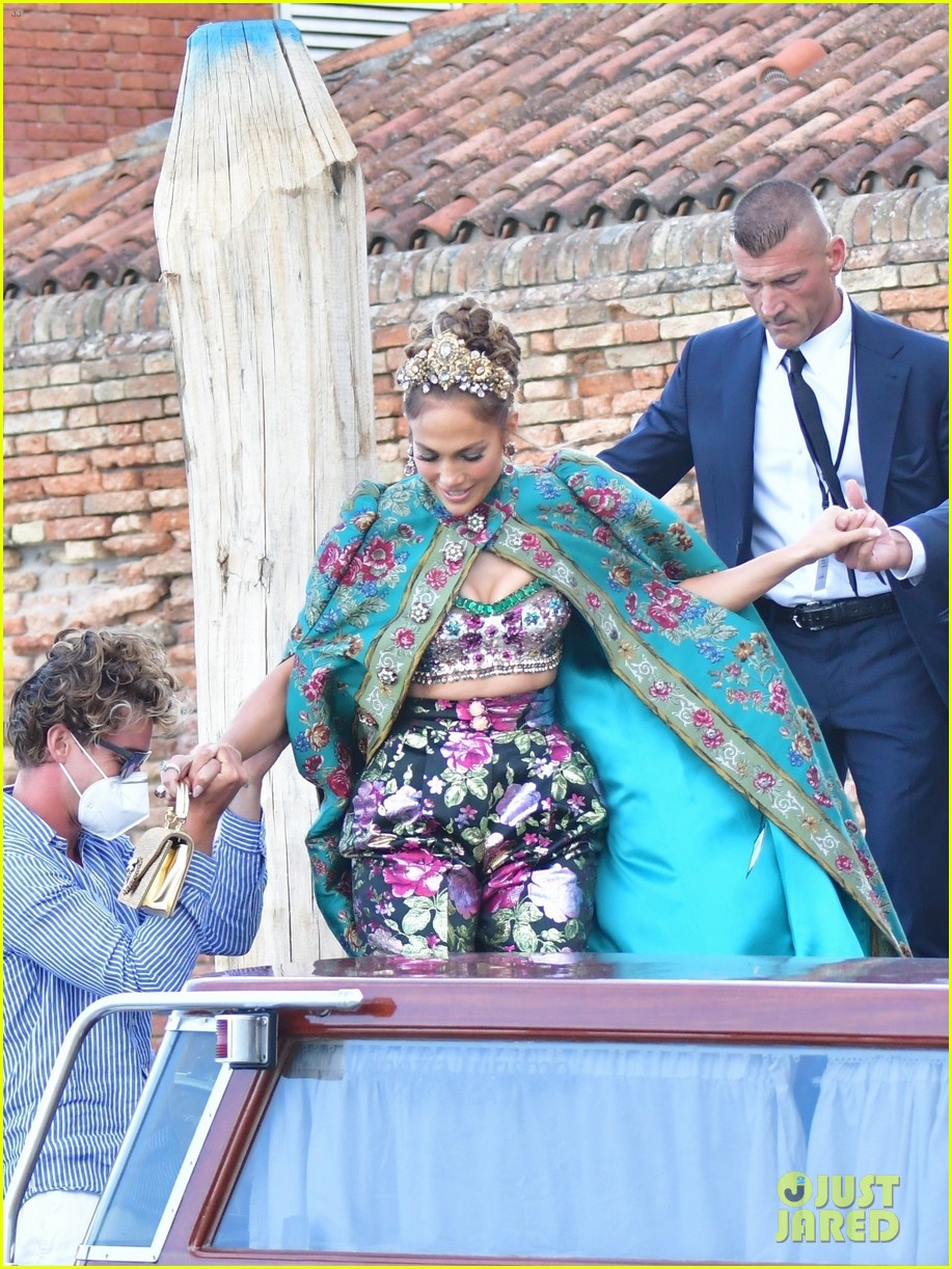 Jennifer Lopez Stuns In Gorgeous Floral Look On Her Way To Dolce