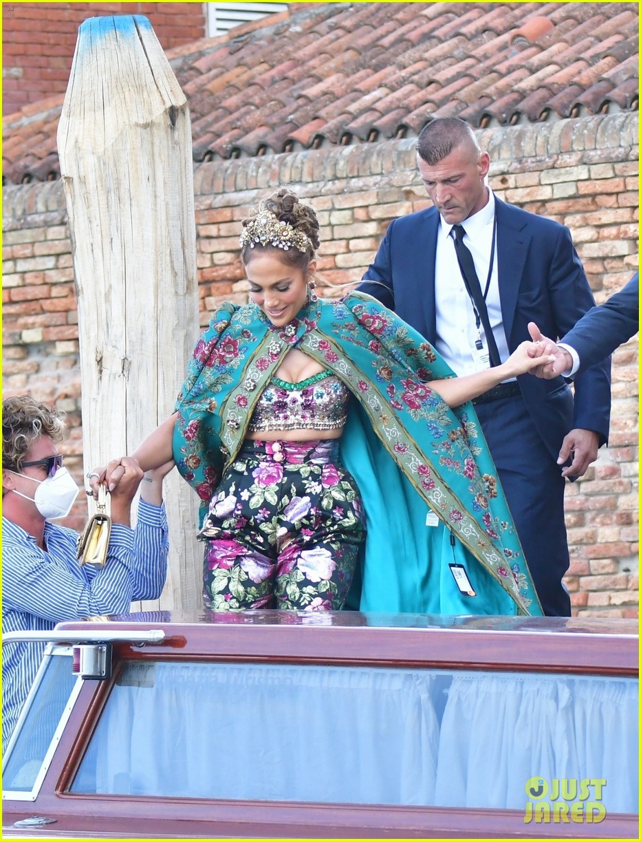 Jennifer Lopez Stuns In Gorgeous Floral Look On Her Way To Dolce