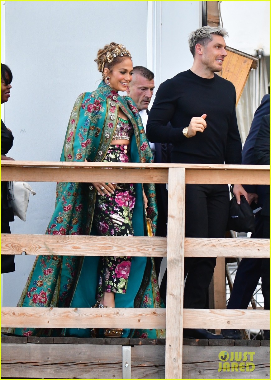 Jennifer Lopez Stuns In Gorgeous Floral Look On Her Way To Dolce