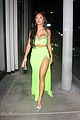 nicole scherzinger rocks neon green outfit for night out 01