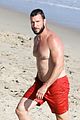 pablo schreiber shirtless at the beach 07