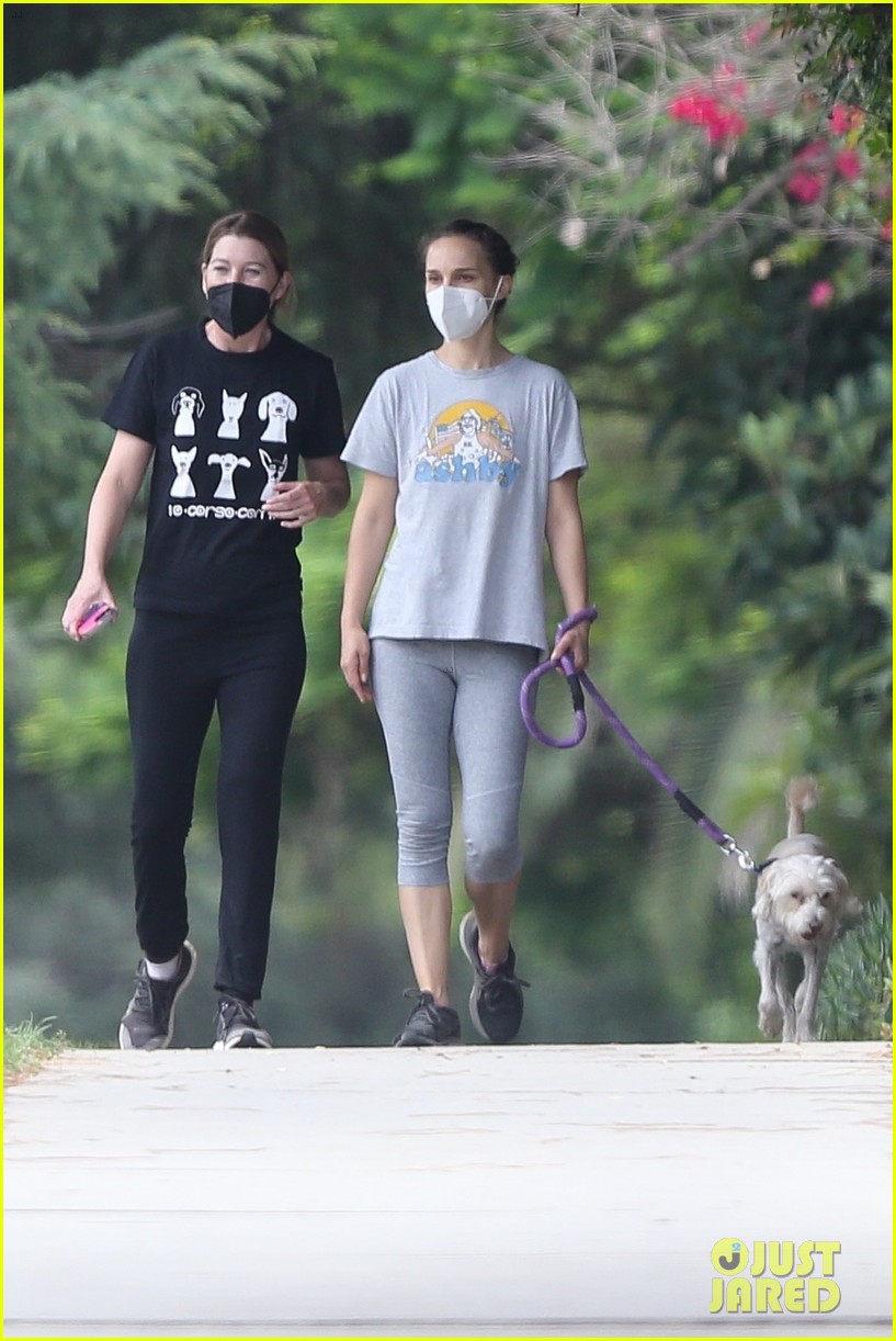 Ellen Pompeo & Natalie Portman Meet Up for Afternoon Hike!: Photo