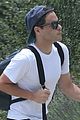 rami malek makes his way to a private tennis lesson 05