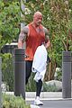 dwayne johnson drenched in sweat after workout 05