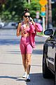 sara sampaio goes pretty in pink for afternoon workout 05