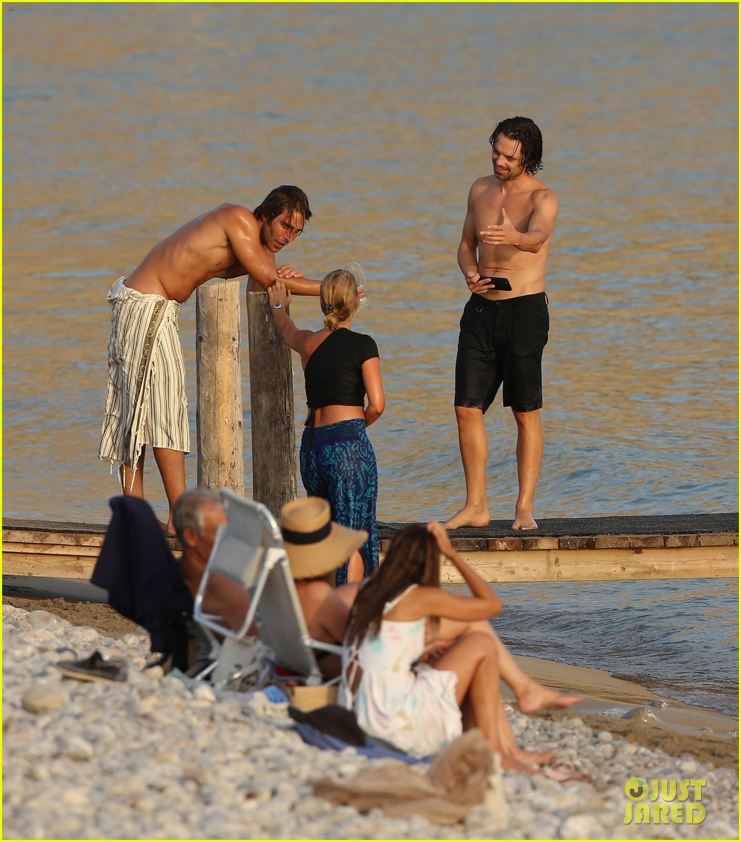 Sebastian Stan Looks So Cute with Girlfriend Alejandra Onieva While