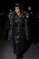 cardi b rocks studded leather trench coat in paris 01