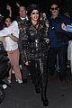 cardi b rocks studded leather trench coat in paris 21