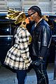 cardi b kisses offset wears gold headpiece paris 33