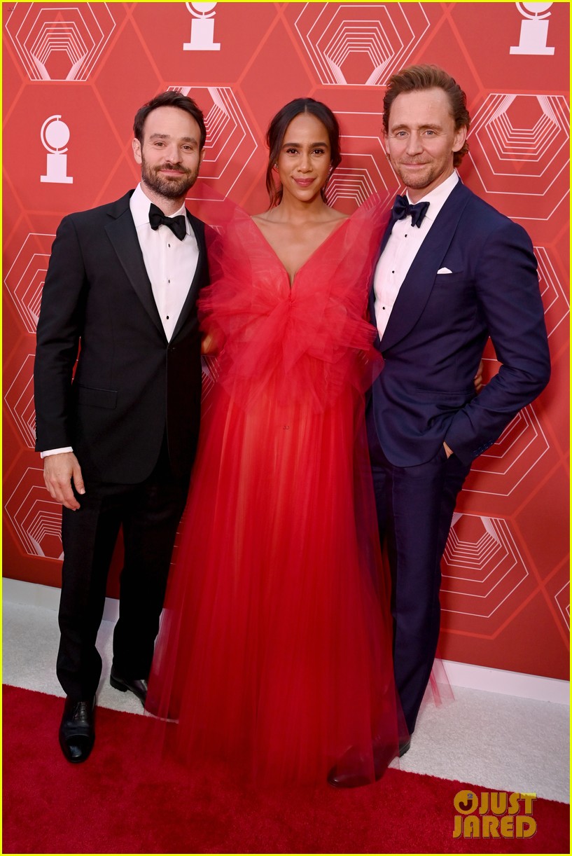 Photo: charlie cox reunites with tom hiddleston zawe ashton jamie lloyd