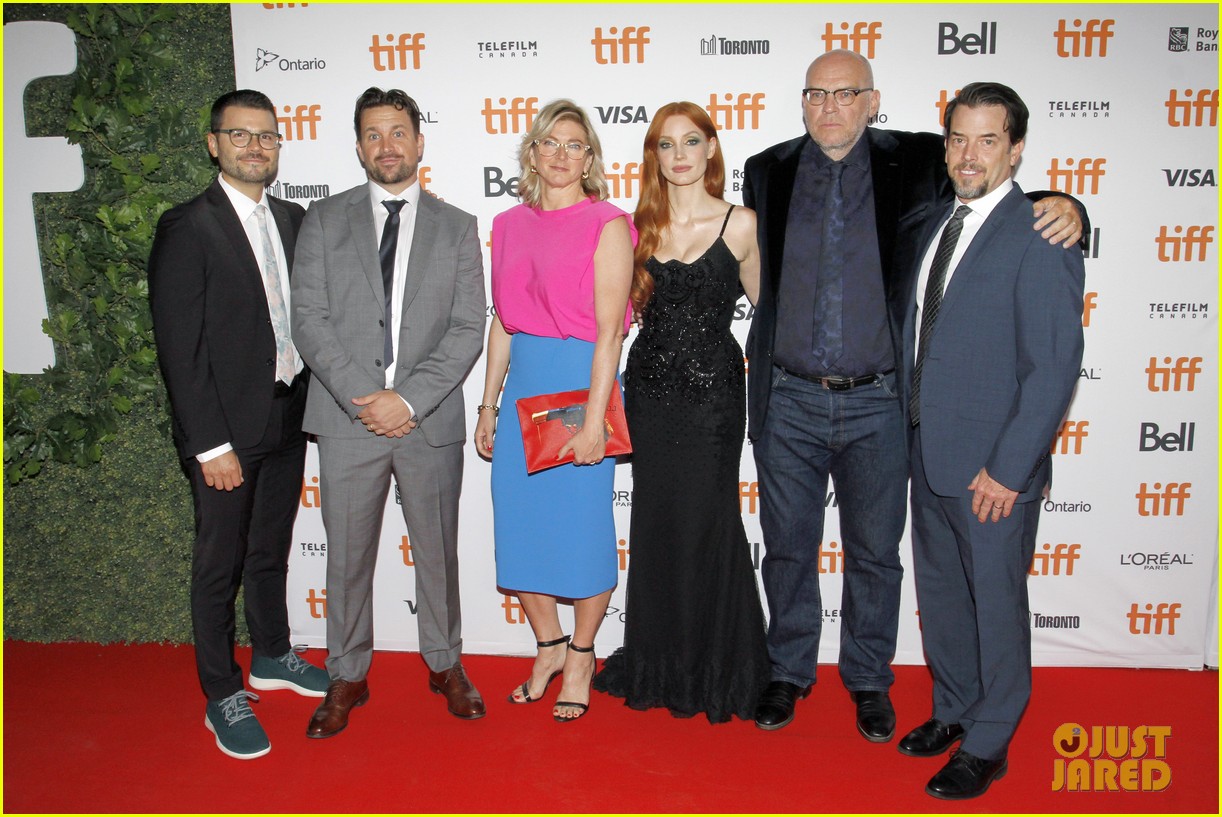 Jessica Chastain Steps Out in Chic Style For 'The Forgiven' Premiere