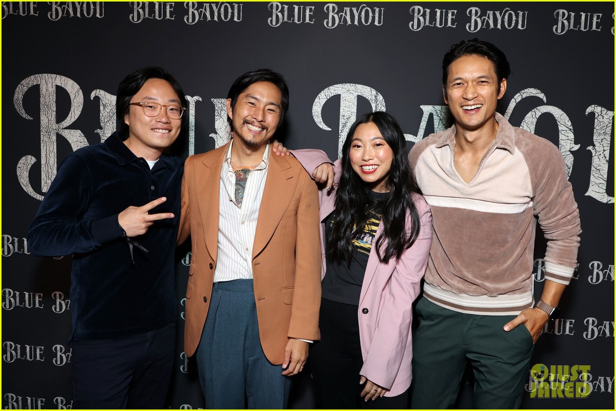 Justin Chon is Supported by Awkwafina & Harry Shum Jr. at 'Blue Bayou
