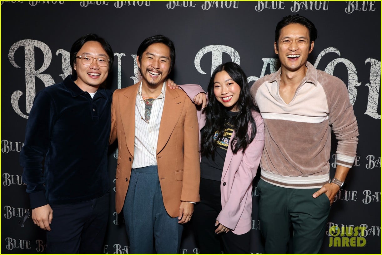 Justin Chon is Supported by Awkwafina u0026 Harry Shum Jr. at u0027Blue