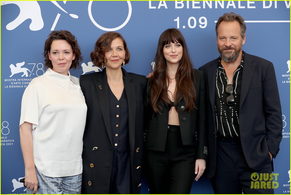 Dakota Johnson Suits Up for 'The Lost Daughter' Photocall at Venice