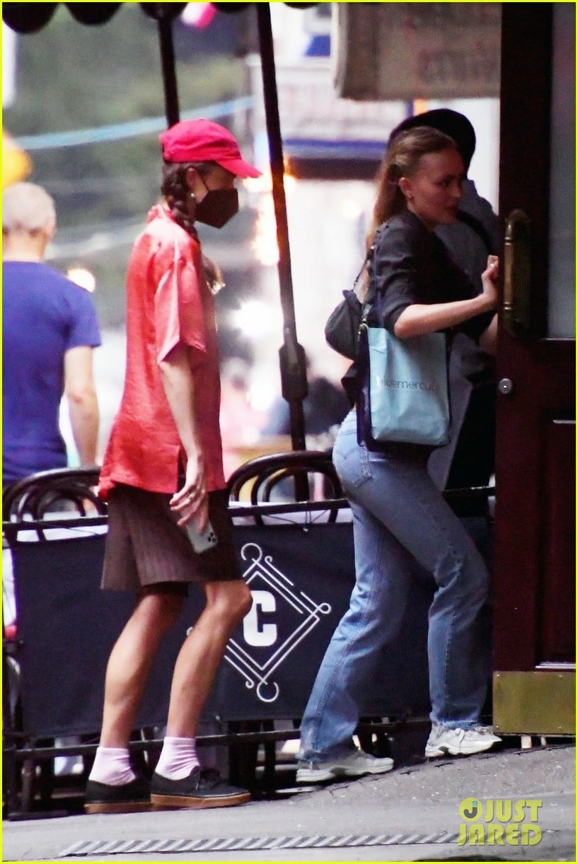 Photo: lily rose depp margaret qualley grab lunch in nyc 13 | Photo