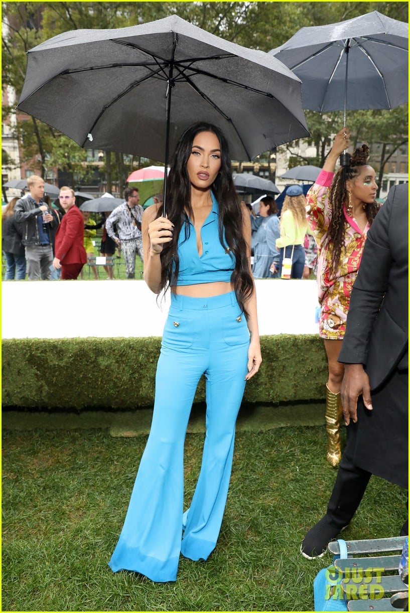 Diplo Wears Wetsuit to Moschino's NY Fashion Week Show Alongside Megan