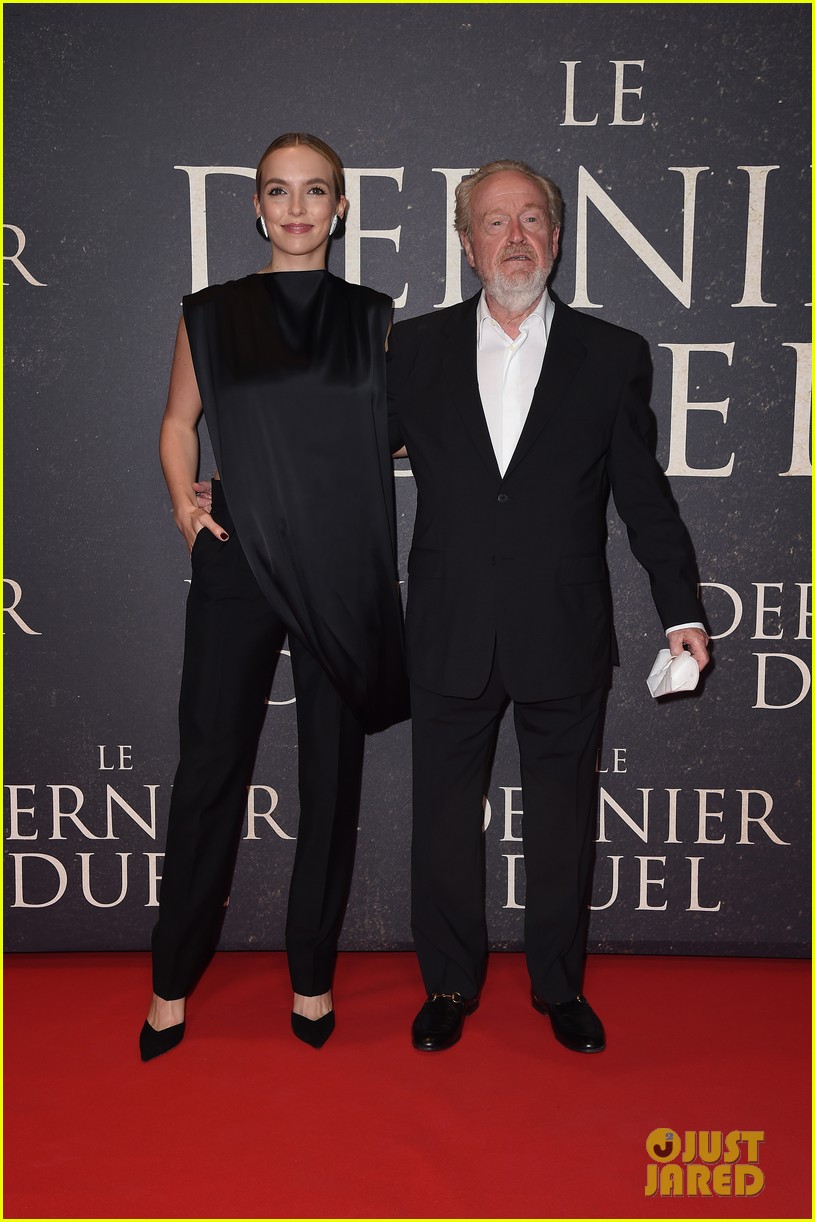Jodie Comer Brings 'The Last Duel' To France With Ridley Scott: Photo