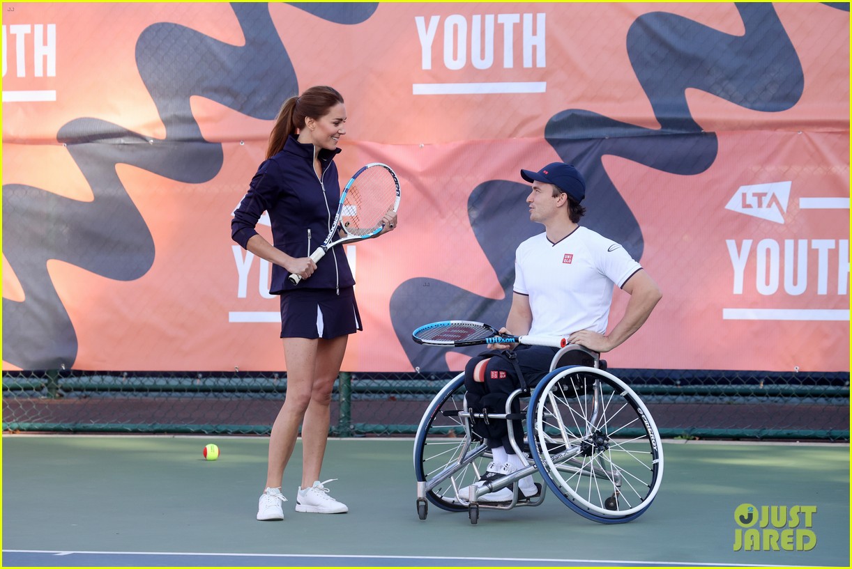 Kate Middleton Meets & Plays Tennis With US Open Champion Emma Raducanu