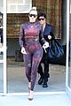 khloe kardashian skintight bodysuit filming kris jenner 08