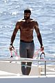 lebron james works out shirtless on yacht 10