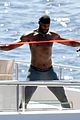 lebron james works out shirtless on yacht 11