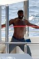 lebron james works out shirtless on yacht 12