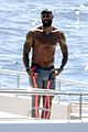 lebron james works out shirtless on yacht 13