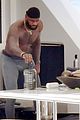 lebron james works out shirtless on yacht 14