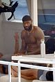 lebron james works out shirtless on yacht 18