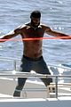 lebron james works out shirtless on yacht 27