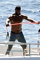 lebron james works out shirtless on yacht 28