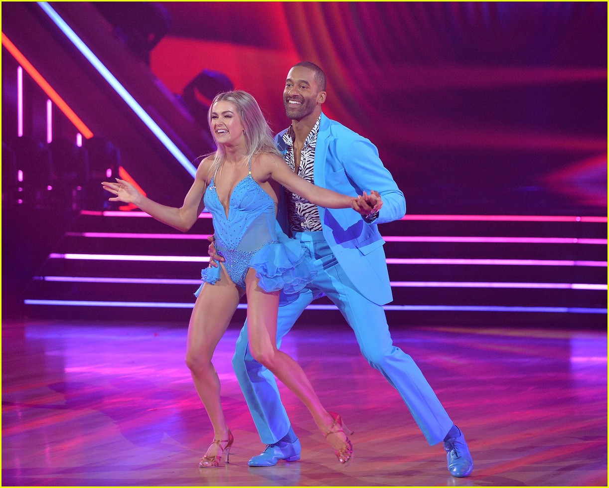 Matt James Performs on 'DWTS' Premiere with Girlfriend Rachael Kirkconnell in the Audience