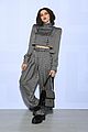 naomi campbell milla jovovich walk balmain fashion show 10