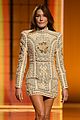 naomi campbell milla jovovich walk balmain fashion show 25