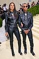pharrell williams wife helen match leather outfits met gala 05