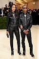 pharrell williams wife helen match leather outfits met gala 09