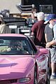 emmy rossum transform into angelyne filming upcoming mini series 11
