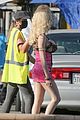 emmy rossum transform into angelyne filming upcoming mini series 62