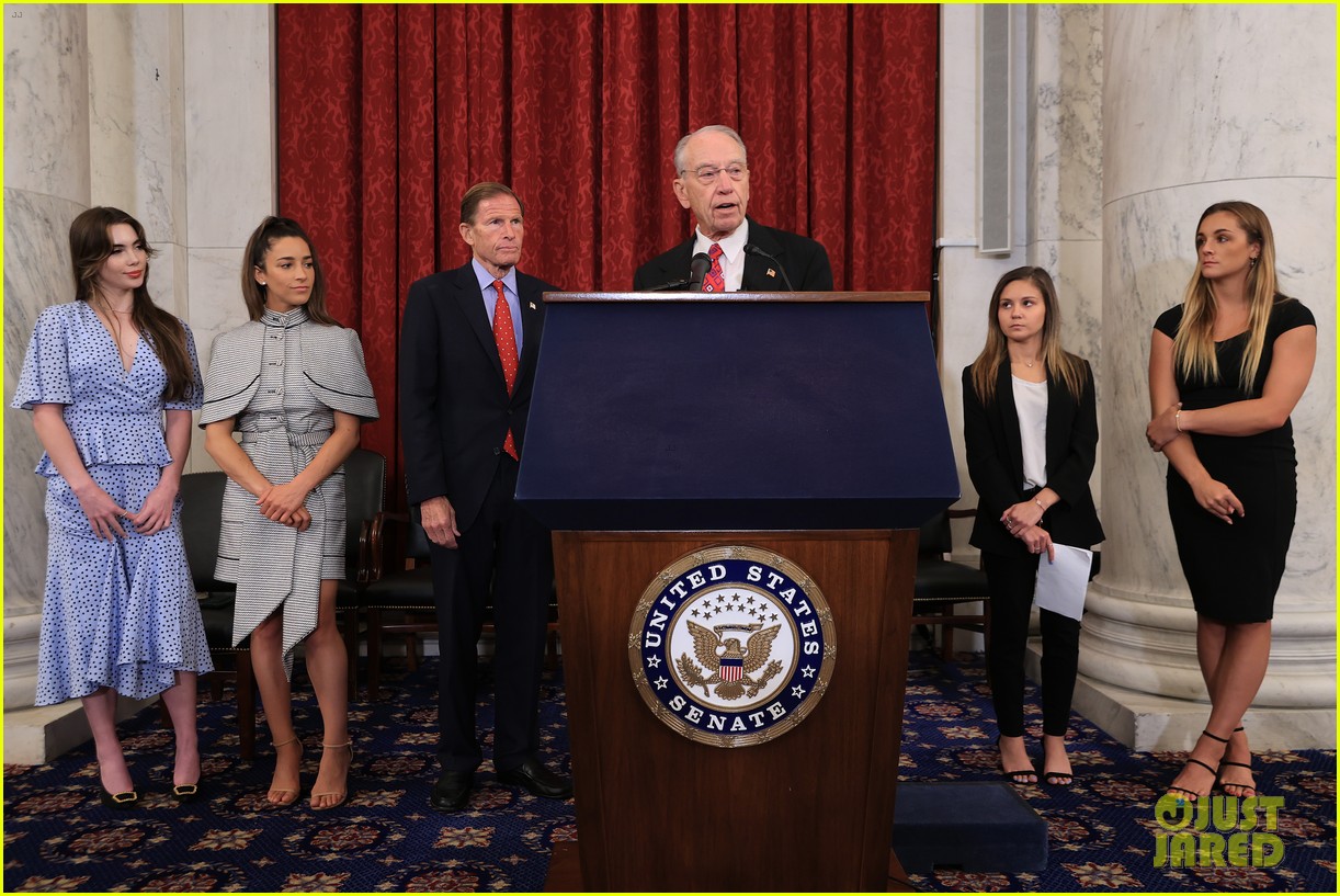 Gymnasts Simone Biles, McKayla Maroney, Maggie Nichols & Aly Raisman