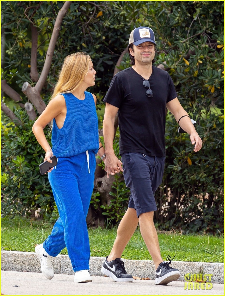 Sebastian Stan Packs on PDA with Girlfriend Alejandra Onieva During an Afternoon in the Park