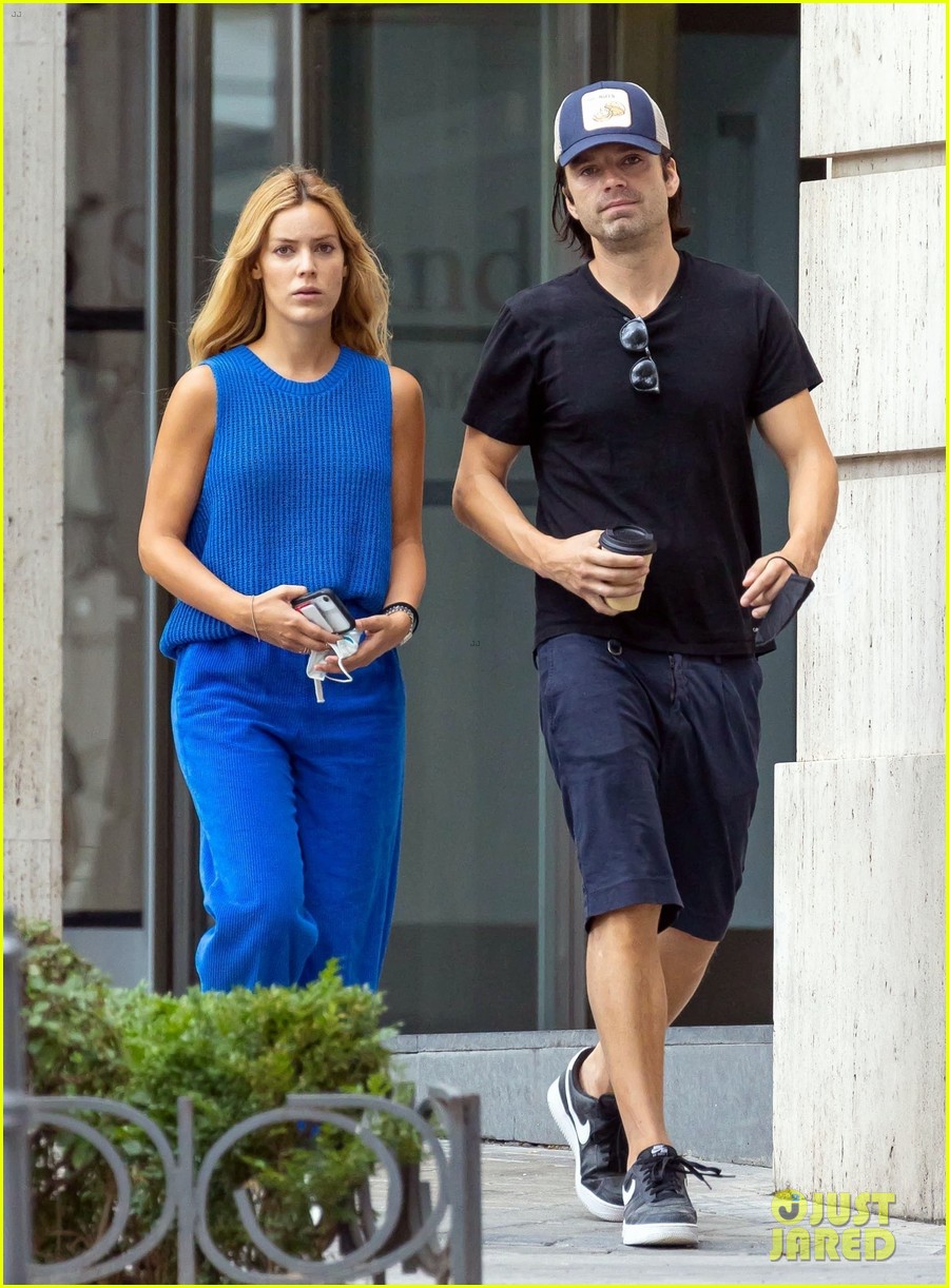 Sebastian Stan Packs on PDA with Girlfriend Alejandra Onieva During an