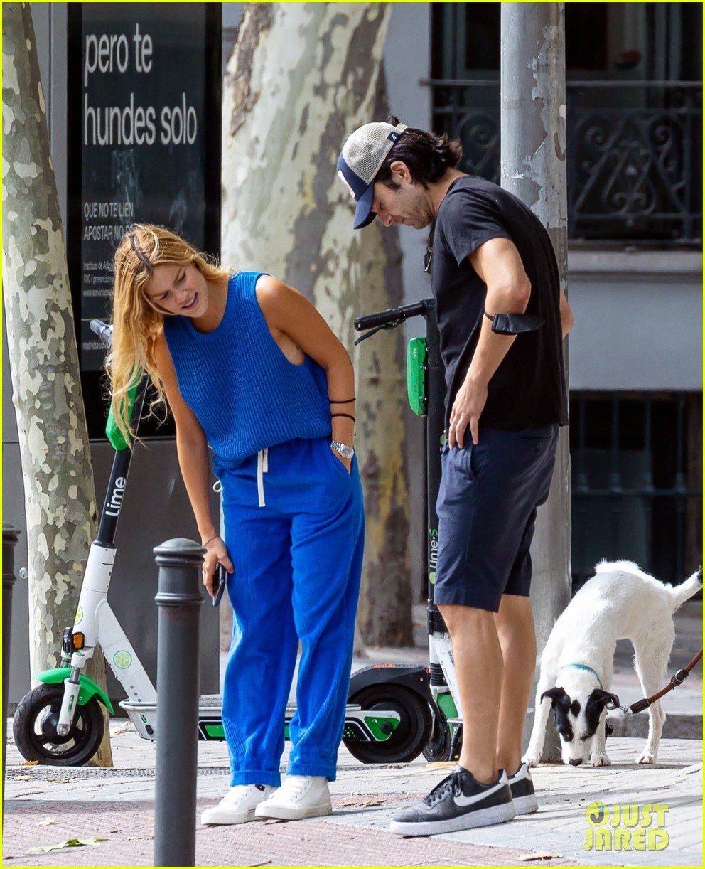 Sebastian Stan Packs on PDA with Girlfriend Alejandra Onieva During an